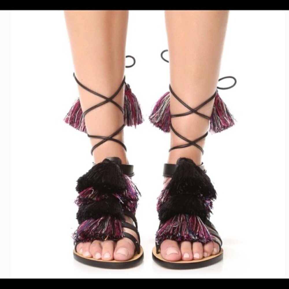 Rebeca Minkoff  Tassel Sandals Size 7M
